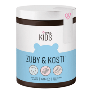 VERRA Kids kosti & zuby 60 žuvacích pastiliek