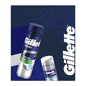 GILLETTE Series sensitive gél na holenie + hydratačný balzam darčekový set