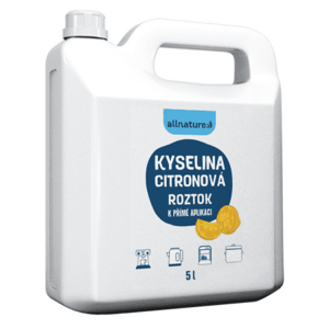 ALLNATURE Kyselina citrónová 5000 ml