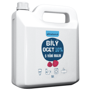 ALLNATURE Biely ocot 10% s vôňou malín 5 l