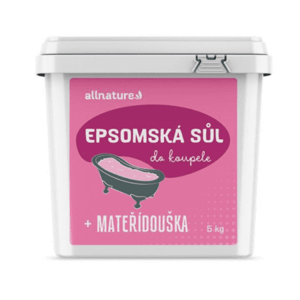 ALLNATURE Epsomská soľ do kúpeľa materina dúška 1,5 kg