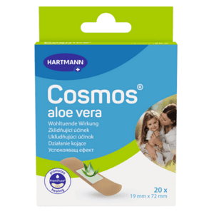 COSMOS Aloe vera vodeodolná náplasť na rany 20 ks