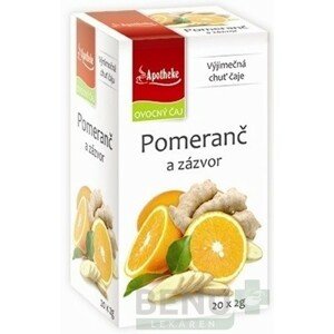 APOTHEKE Premier selection čaj pomaranč a zázvor 20 x 2g