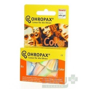 OHROPAX Color ušné vložky 8 kusov