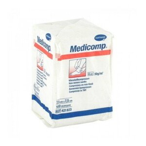 MEDICOMP 7,5 x 7,5cm nesterilný 100 kusov
