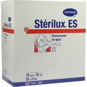 STERILUX Sterilný 10 x 10cm 25 x 2 kusy a1 kus