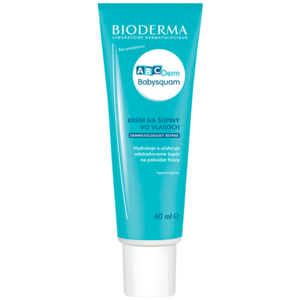 BIODERMA ABCDerm babysquam ukľudňujúci krém na mliečnu krustu 40 ml