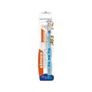 ELMEX Detská zubná kefka výučbová 1 kus + 9,4 ml pasta