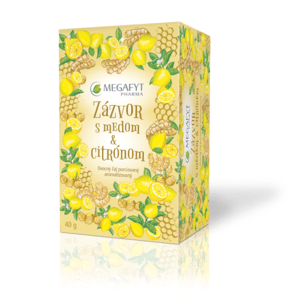 MEGAFYT Zázvor s medom a citrónom 20 x 2 g