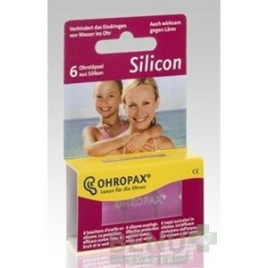 OHROPAX Silicon ušné vložky 6 kusov