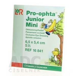 PRO-OPTHA Junior mini očné krytie 5 ks
