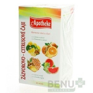 APOTHEKE Premier selection čaj zázvor-citrus zmes 20 x 2 g