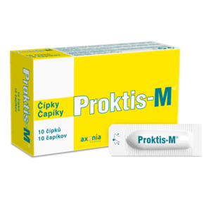 PROKTIS-M Rektálne čapíky 10 ks