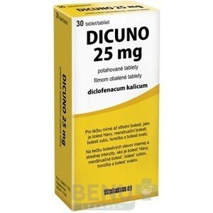 DICUNO 25 mg 30 tabliet