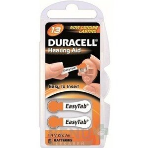 DURACELL HA 13 EASYTAB 1.4V batérie 6ks