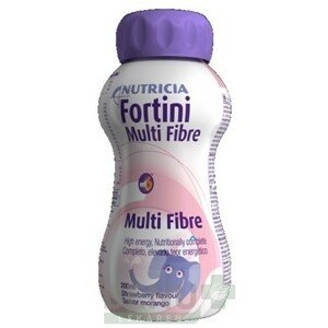 FORTINI Multi fibre pre deti jahoda 200 ml
