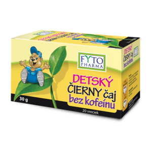 FYTO Detský čierny čaj bez kofeínu 20 x 1,5 g