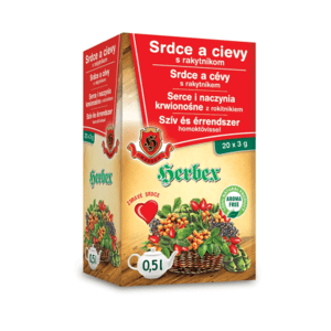 HERBEX Srdce a cievy s rakytníkom 20 x 3g