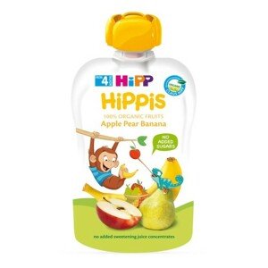 HIPP Hippis 100% ovocie jablko hruška banán 100 g