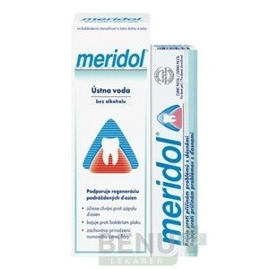 MERIDOL Sada ústnej hygiény ústna voda 400 ml + pasta 75 ml