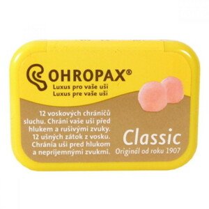 OHROPAX Classic ušné vložky 12 kusov