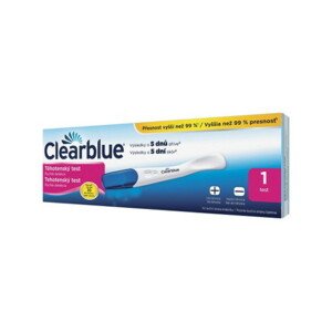 CLEARBLUE Plus tehotenský test rýchla detekcia 1 kus