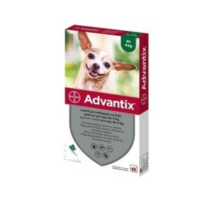 ADVANTIX Spot-on pre psy do 4 kg 0,4 ml