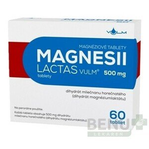 MAGNESII Lactas vulm 500 mg 60 tabliet
