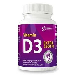NUTRICIUS Vitamín D3 extra 2500 IU 90 tabliet