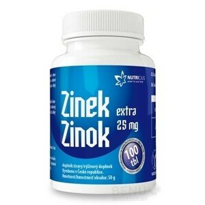 NUTRICIUS Zinok extra 25 mg 100 tabliet