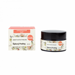 Navia / Kvítok Kvítok Pleťový Peeling Pre Suchú / Citlivú Pleť 30ml - Šípkový peeling