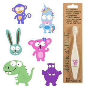 Jack n' Jill Bio Toothbrush - Detská zubná kefka Jack n' Jill Bio Toothbrush: Dino