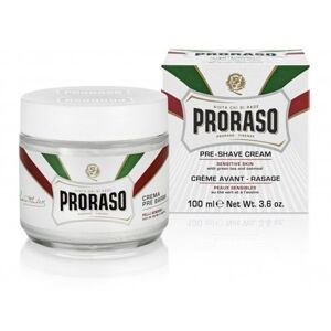 Proraso White Pre-Shaving Cream 100ml - Krém pred a po holení pre citlivú pokožku