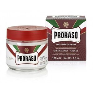 Proraso Red Pre-Shaving Cream 100ml - Krém pred holením na tvrdé fúzy