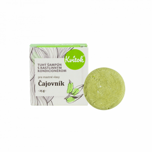 Navia / Kvítok Kvítok Tuhý Šampón s Rastlinným Kondicionérom 25g - Čajovník