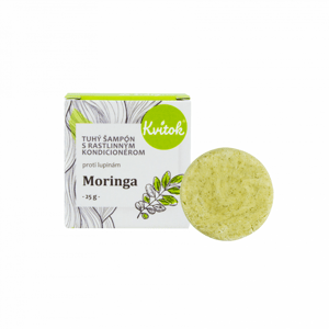 Navia / Kvítok Kvítok Tuhý Šampón s Rastlinným Kondicionérom 25g - Moringa