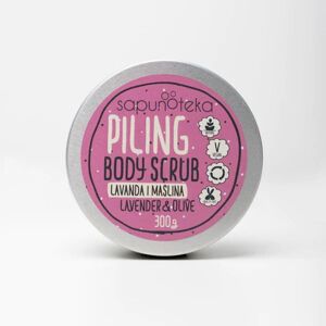 Sapunoteka Body Scrubs Lavender 270g - Levanduľový telový peeling s olivovým olejom