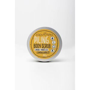 Sapunoteka Body Scrubs Lemon 270g - Citrusový telový peeling s marhuľovým olejom