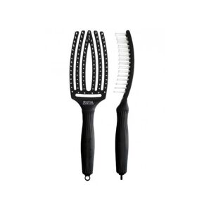 Olivia Garden Fingerbrush Combo Medium Black - Profesionální kartáč na vlasy