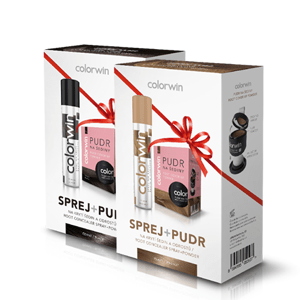 Colorwin Balíček Sprej 75ml + Pudr 3,2g Colorwin balíček: Černá