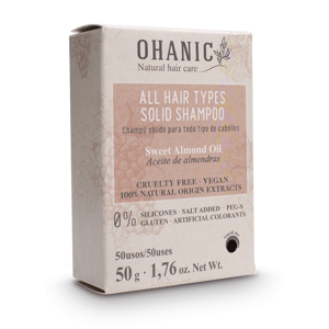 Ohanic Solid Shampoo 50g - Tuhý prírodný šampon