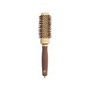 Olivia Garden Wavy Bristles Gold&Brown 30 mm - kefa na fúkanie