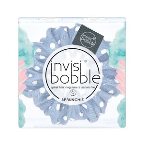 InvisiBobble Sprunchie - Modrá s bodkami
