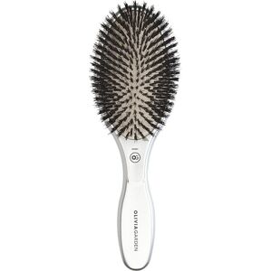 Olivia Garden Expert Care Oval Boar - Profesionálna plochá kefa s kančími štetinami