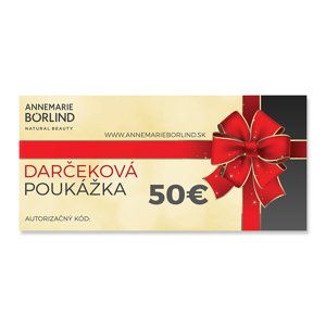 Darčeková poukážka v hodnote 50 €