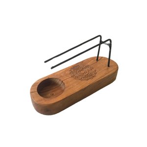 Awm Malý Stojan na Palo Santo - Teakové Drevo - Dizajn Mandala 1ks
