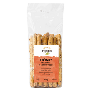 PROBIO Tyčinky celozrnné s morskou soľou BIO  100 g