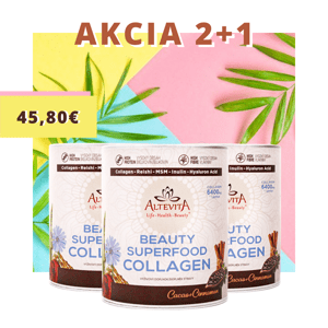 2 + 1 zadarmo Altevita Superfood beauty collagen 320g