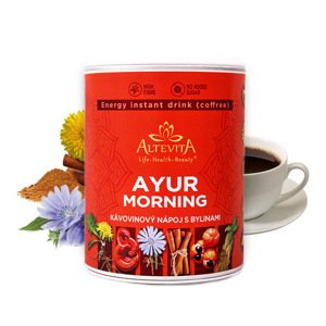 Altevita AYUR MORNING kávovinový nápoj s bylinami 100g