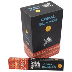 TRIBAL SOUL Tribal Vonné Tyčinky - Biely kopál 1 balenie